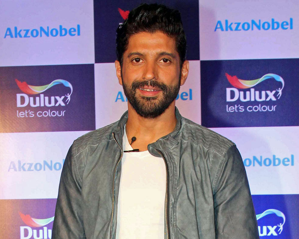 The 44-year-old, who essayed the role of Singh in the 2013 biopic "Bhaag Milkha Bhaag", took to Twitter to point out that a still from the film had been incorrectly used in the book instead of the athlete's photo. File Photo
