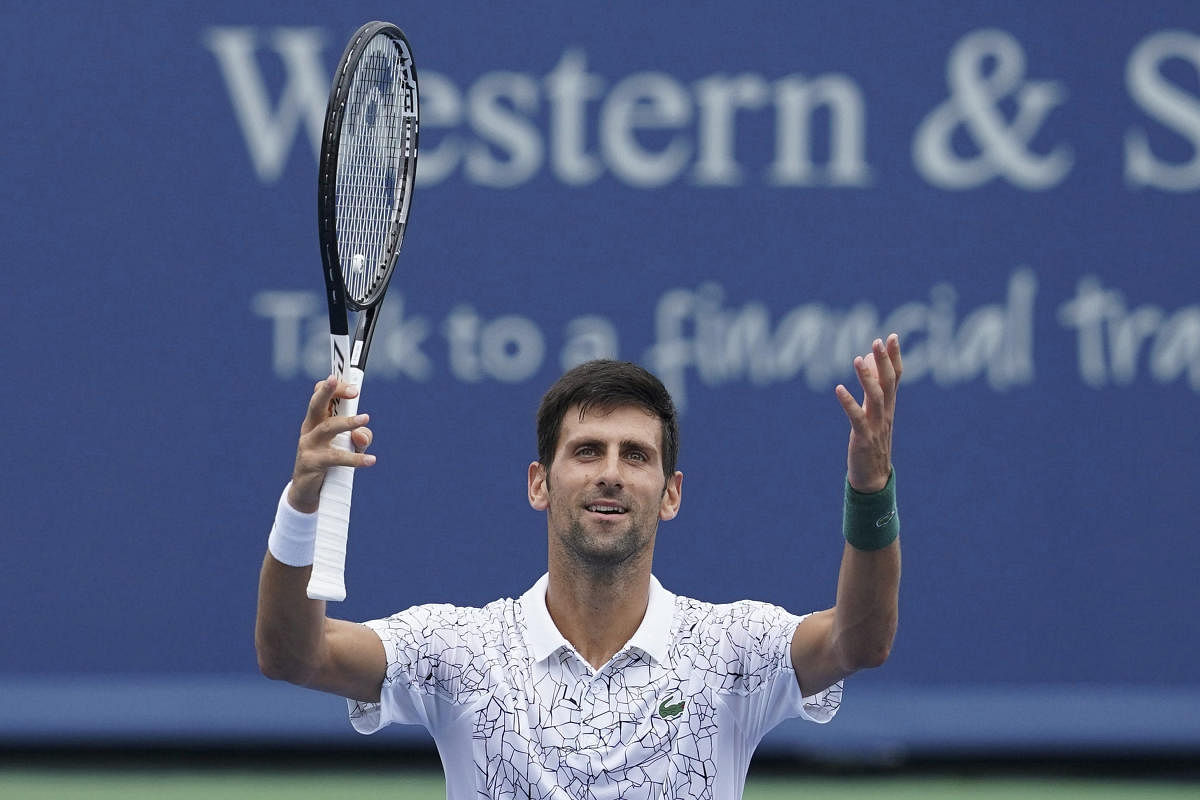 Novak Djokovic, of Serbia. (AP/PTI)