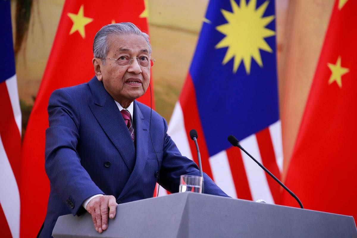 Malaysia's Prime Minister Mahathir Mohamad. AFP photo