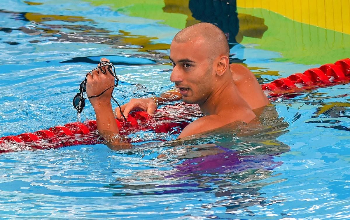 India's Virdhawal Khade finished fourth in the 50m freestyle final in Jakarta on Monday.