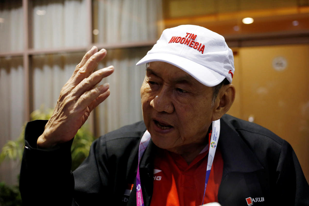Indonesian billionaire Michael Bambang Hartono, a bridge player, is hoping to win at least one gold medal at the Asian Games. REUTERS