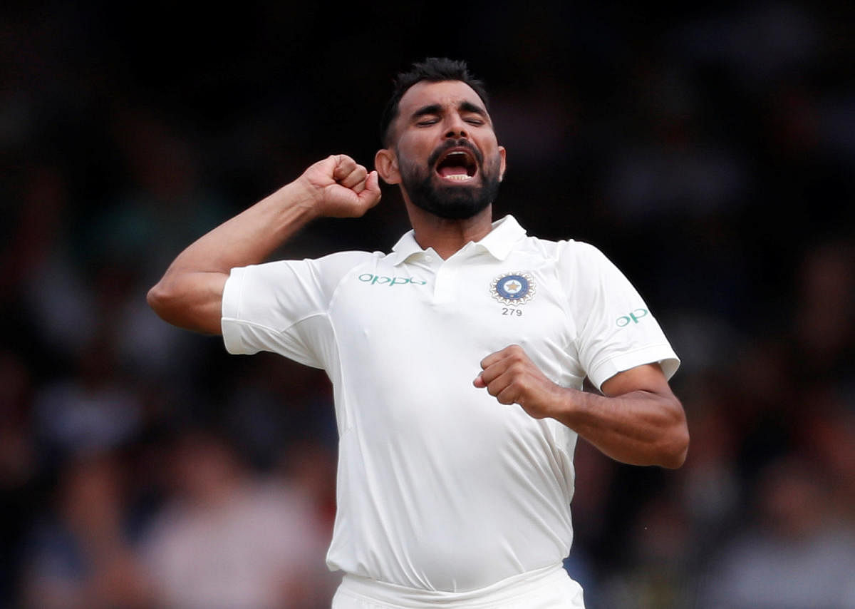 FAST AND FURIOUS: Mohammed Shami, along with Ishant Sharma and Jasprit Bumrah, have added more teeth to Indian pace attack. REUTERS