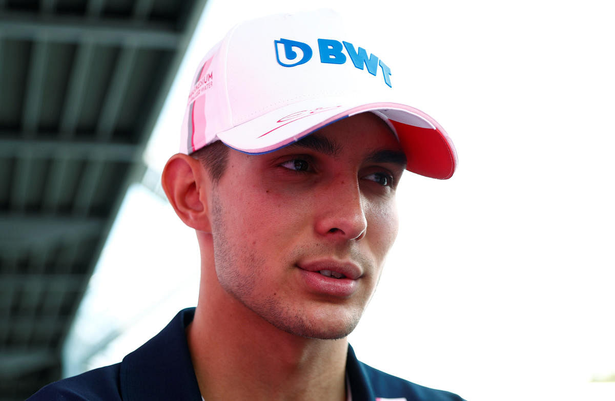 Esteban Ocon ahead of the Belgian Grand Prix. Reuters