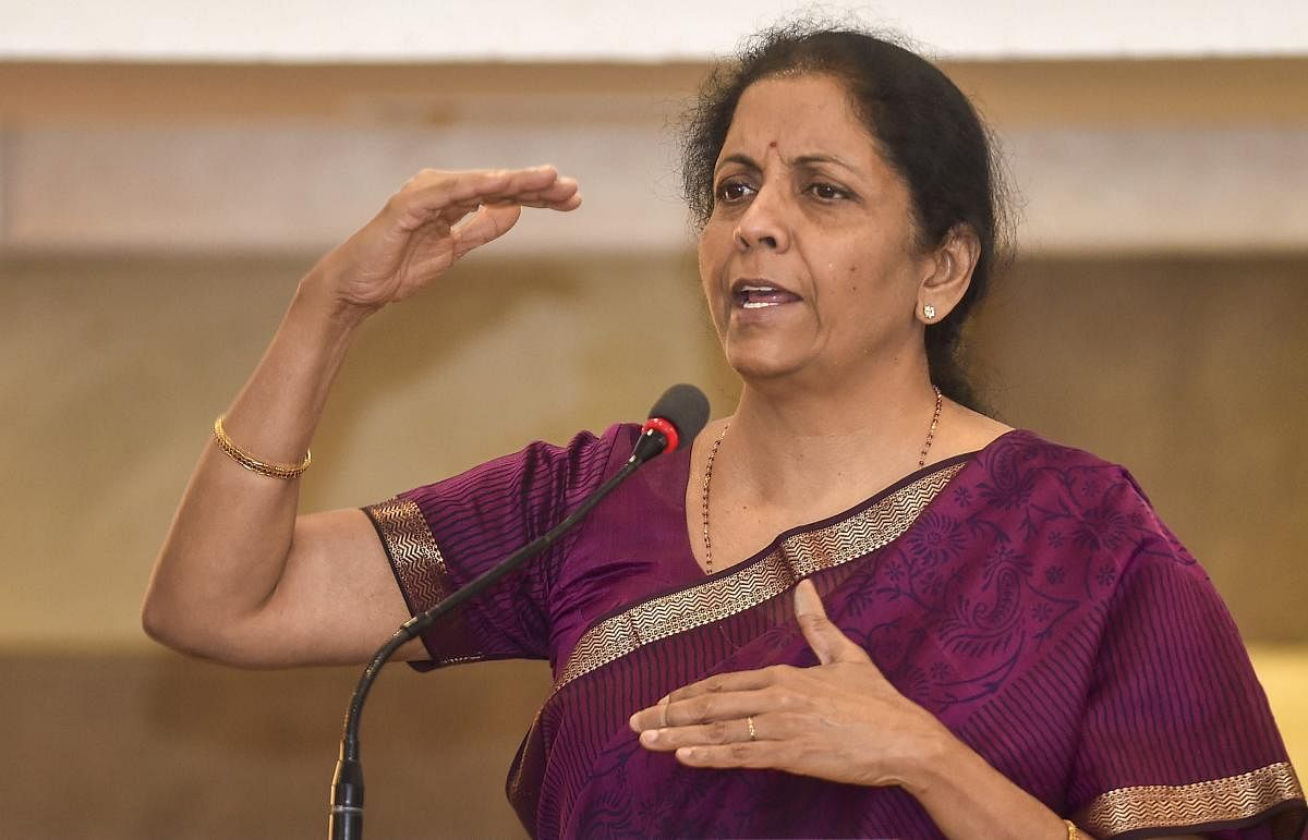 Chennai: Defence Minister Nirmala Sitharaman addresses during the 10th anniversary of the centre for China studies, in Chennai on Friday, June 08, 2018. PTI