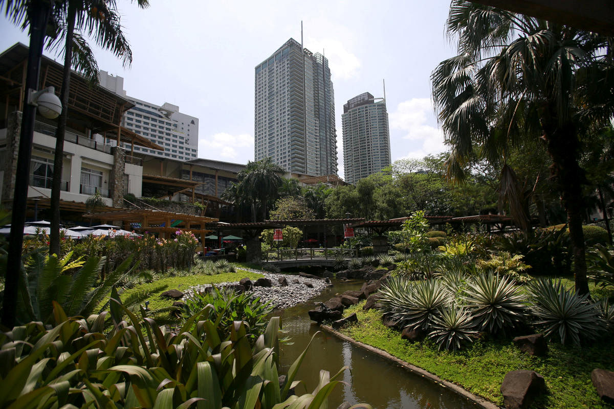 A view of the skyline in the business district of Manila, Philippines. (Reuters file pic)