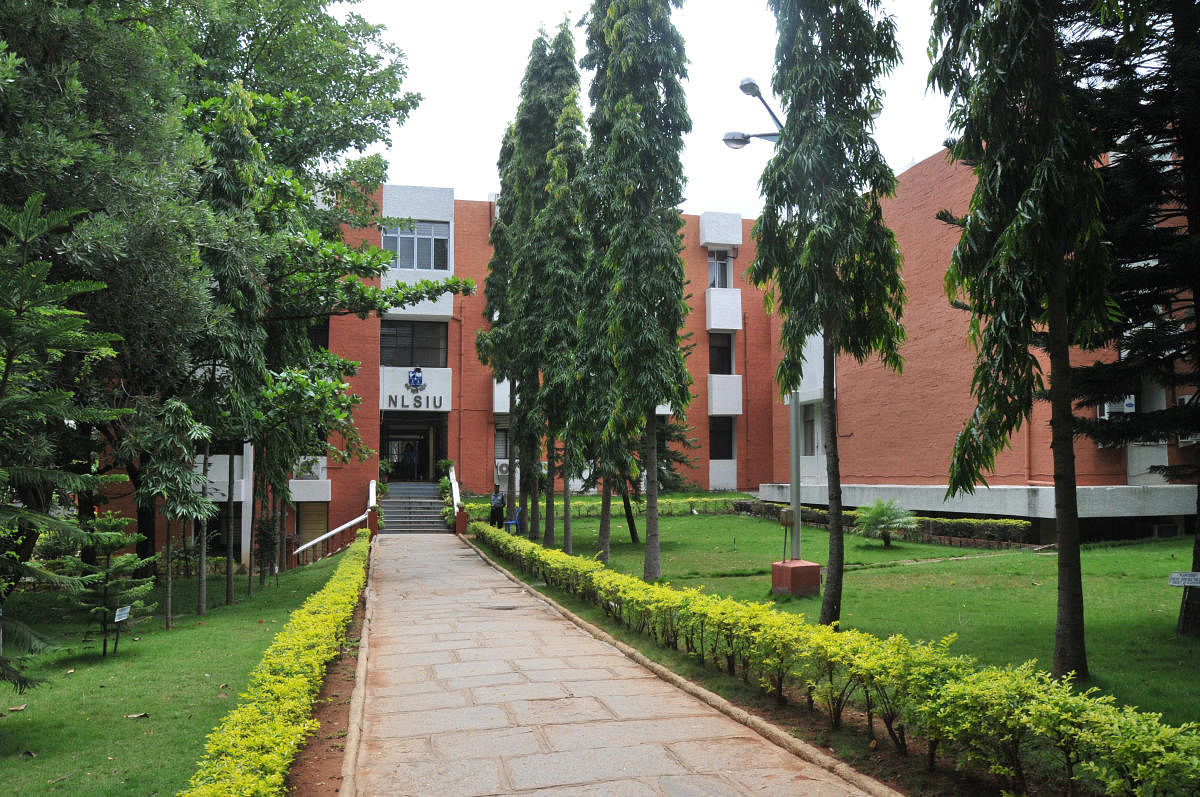 The NLSIU has 80 undergraduate and 50 postgraduate seats and another 50 in the master's course on public policy. DH File Photo