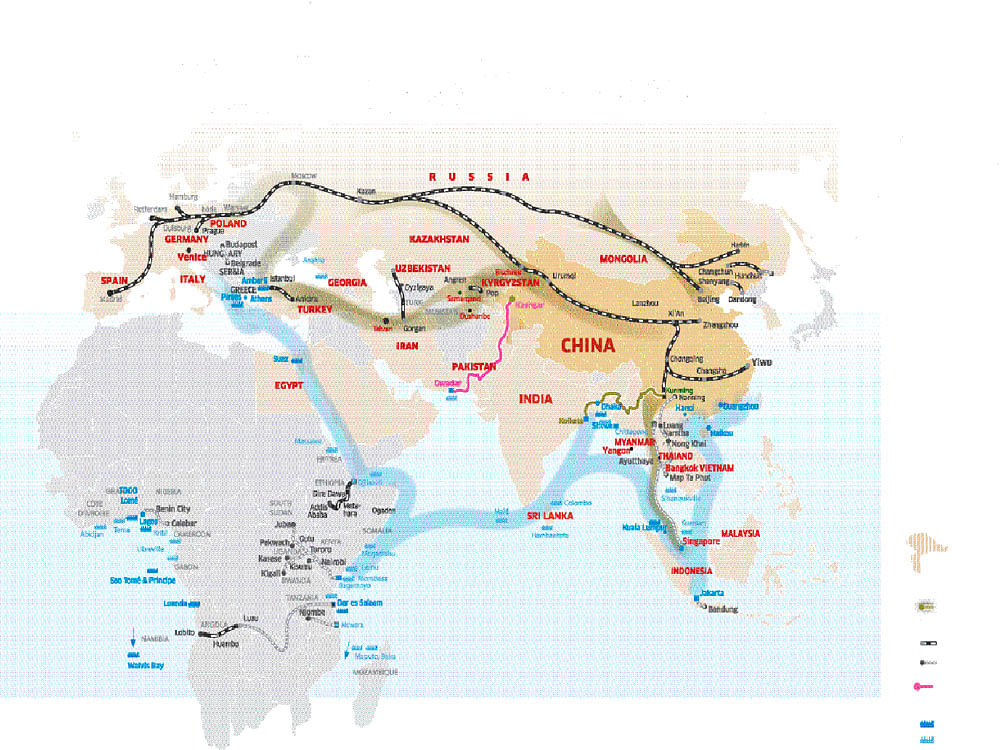First announced in 2013 by President Xi Jinping, the initiative also known as the "new Silk Road" envisions the construction of railways, roads and ports across the globe, with Beijing providing billions of dollars in loans to many countries.