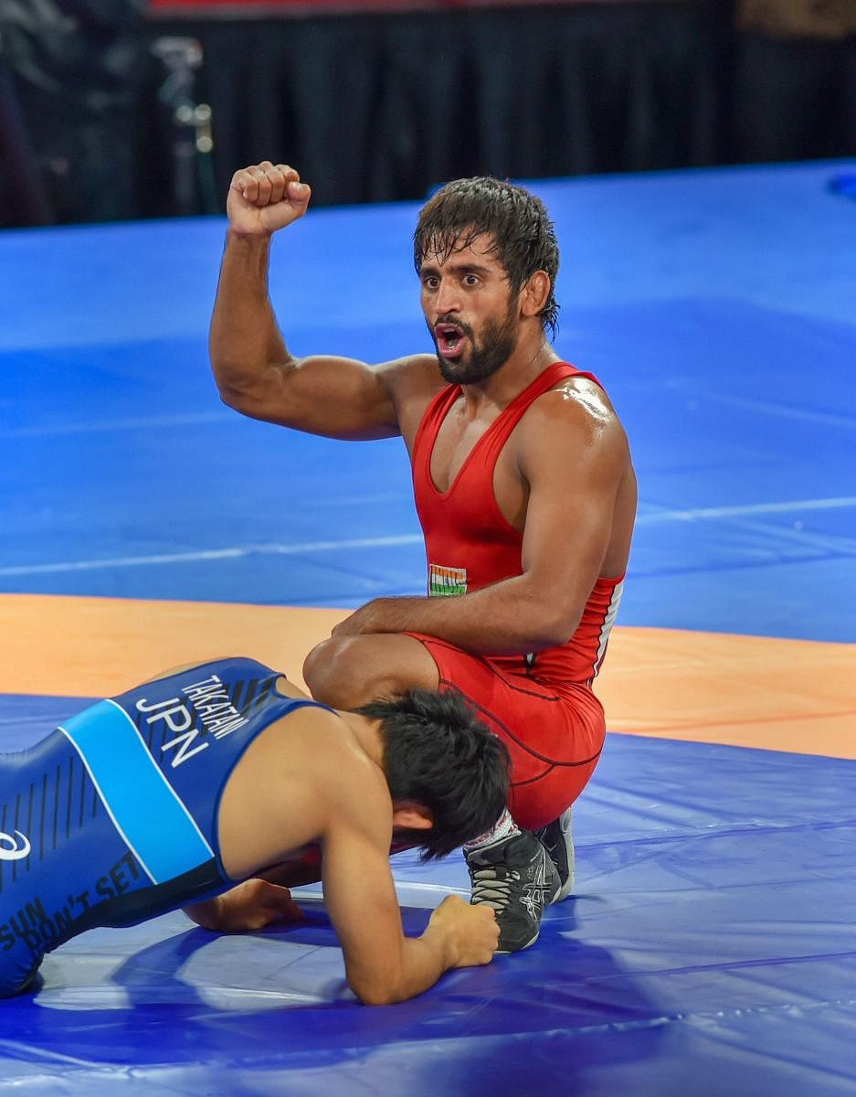 IMPRESSIVE: Bajrang Punia has it in him to carry forward a great legacy set by his mentor Yogeshwar Dutt. PTI