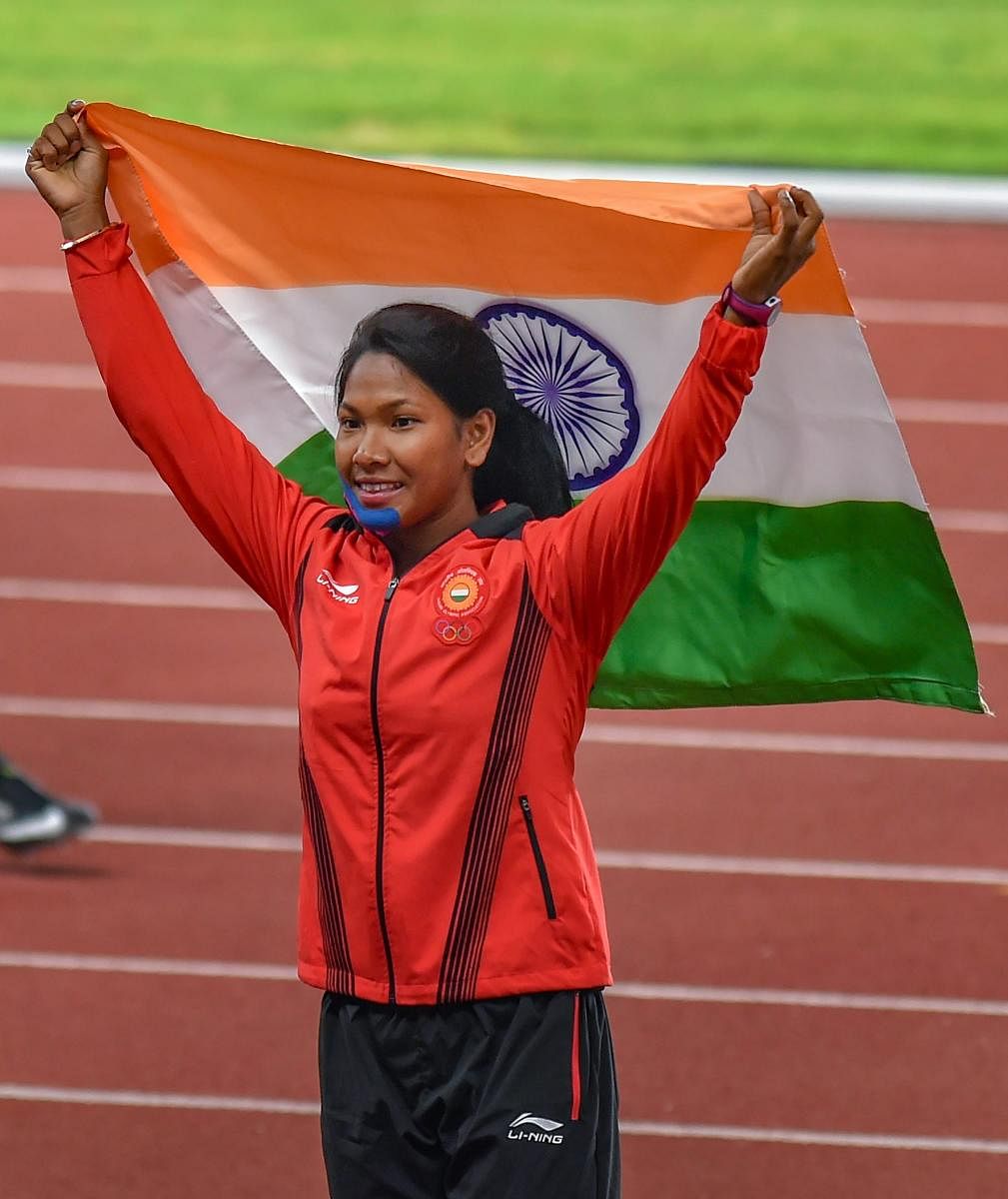 Sawpna Barman's heptathlon gold helped India swell their medals tally at the Asian Games. PTI