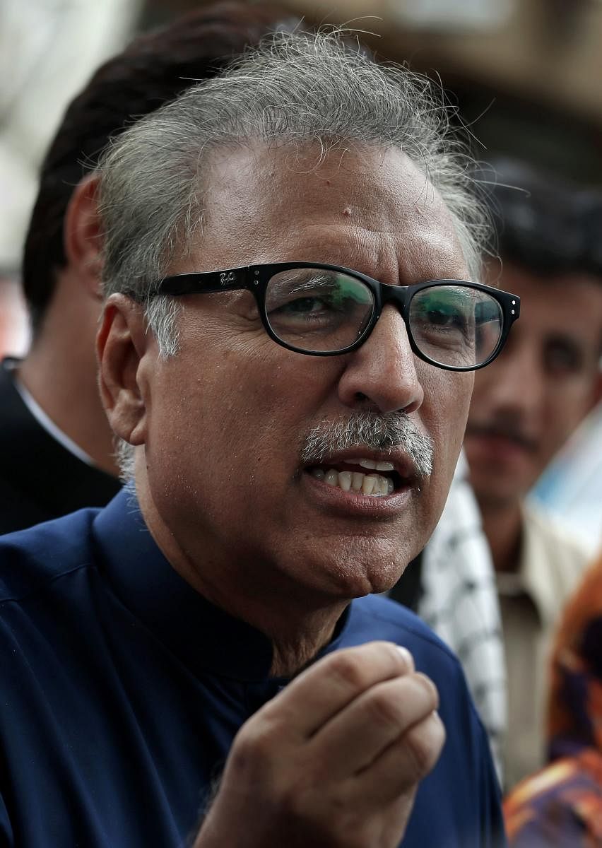 Alvi is a Karachi-based dentist-turned-politician, who reportedly stood by prime minister Imran Khan during his political career. Ap/PTI Photo