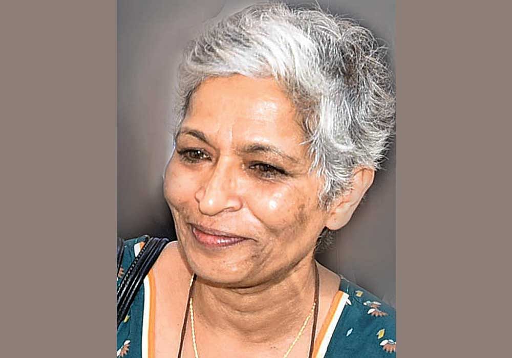 Journalist-activist Gauri Lankesh 