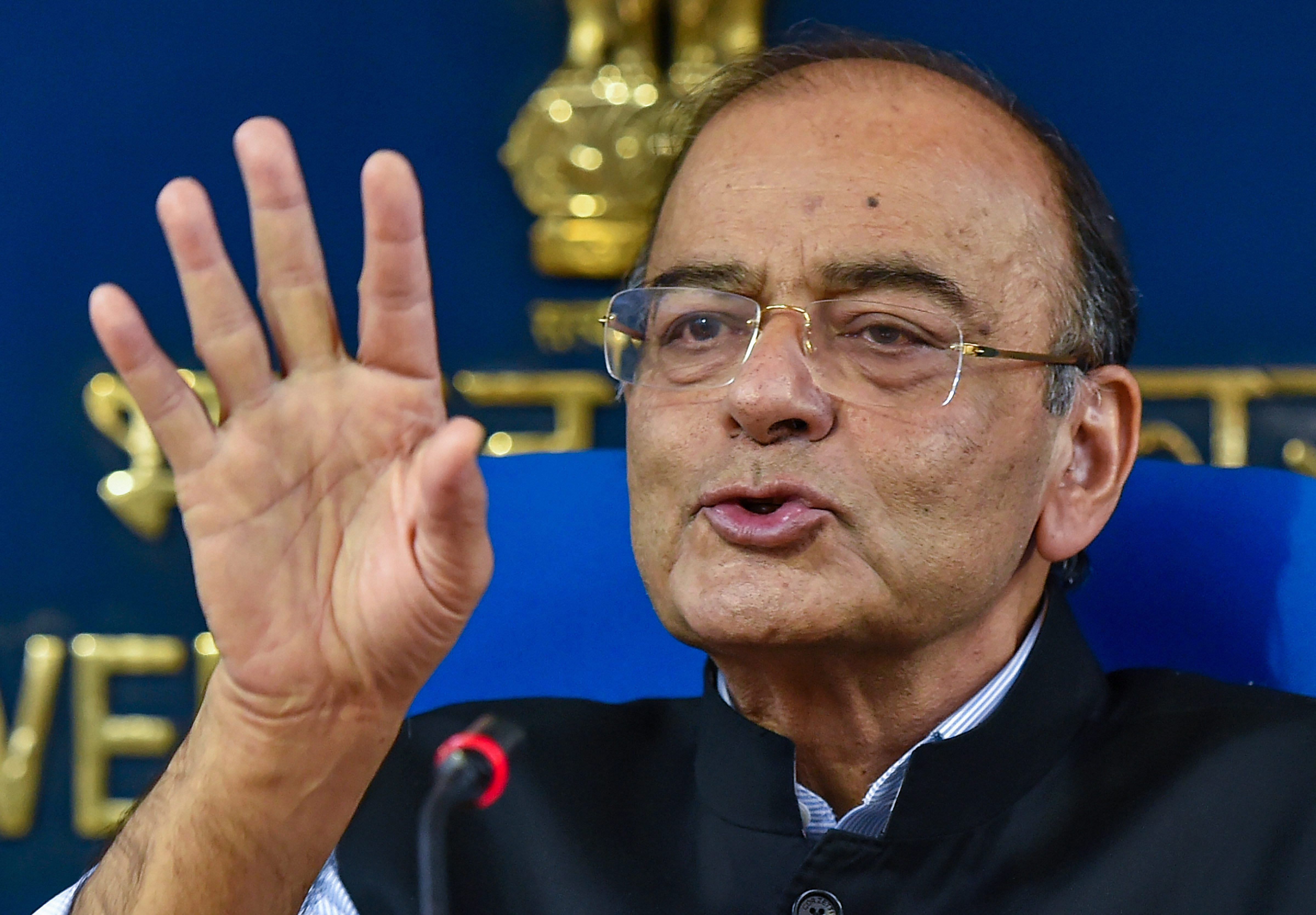 Finance Minister Arun Jaitley dismissed Congress President Rahul Gandhi's allegations of involving Anil Ambani's company in the Rafale deal. 