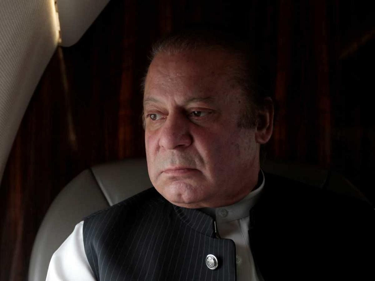 Pakistan's jailed former Prime Minister Nawaz Sharif and his daughter have been temporarily released on parole for the funeral of his wife. (Reuters File Photo)