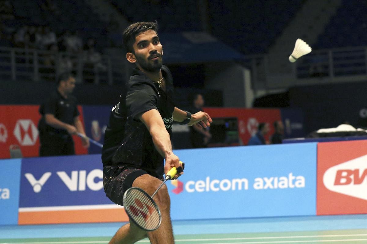 Kidambi Srikanth crashed out of the men's singles event after losing a marathon three-game quarterfinal to draw curtains on India's campaign at Japan Open. AP/PTI File Photo