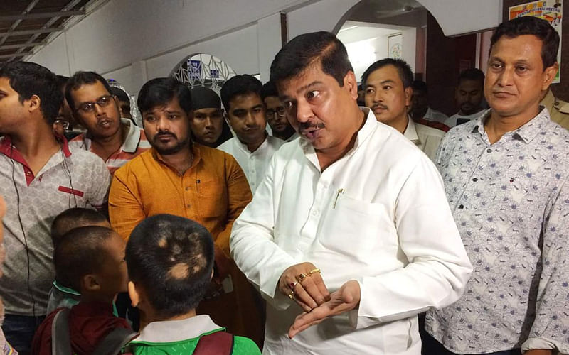 The children, belonging to the Mog and the Chakma community at Pencharthal in the North Tripura district, were sent by their families for studies in Bodh Gaya, but the school was shut down two months ago without informing their parents, state Health and Family Welfare Minister Sudip Roy Barman said. Image courtesy Twitter