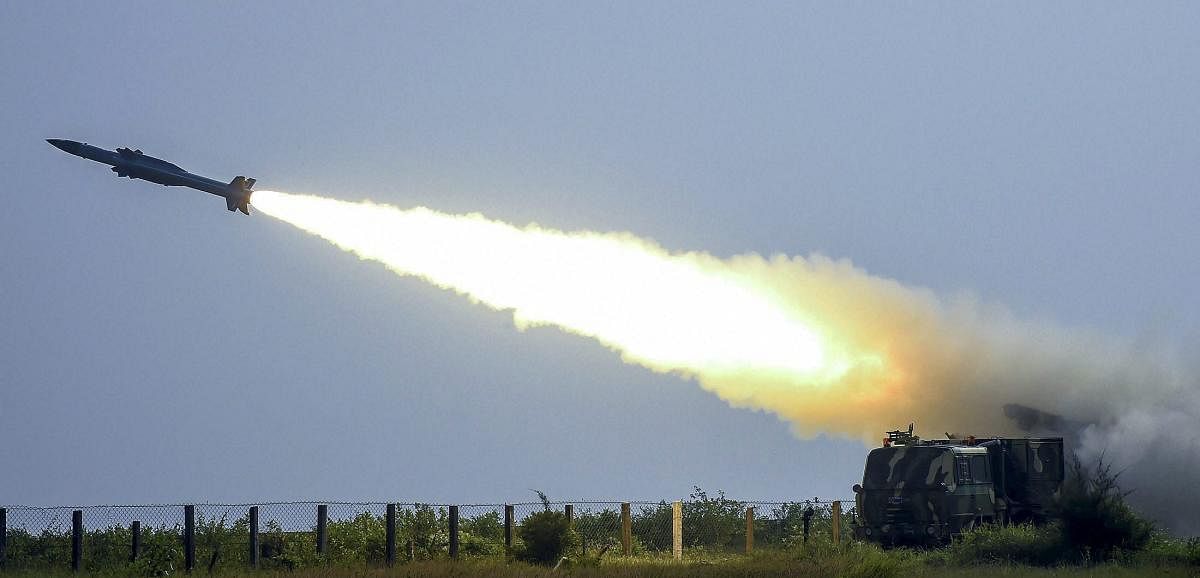 The upgraded Akash weapon system is an operationally critical equipment which will provide protection to vital assets, the ministry stated. File photo