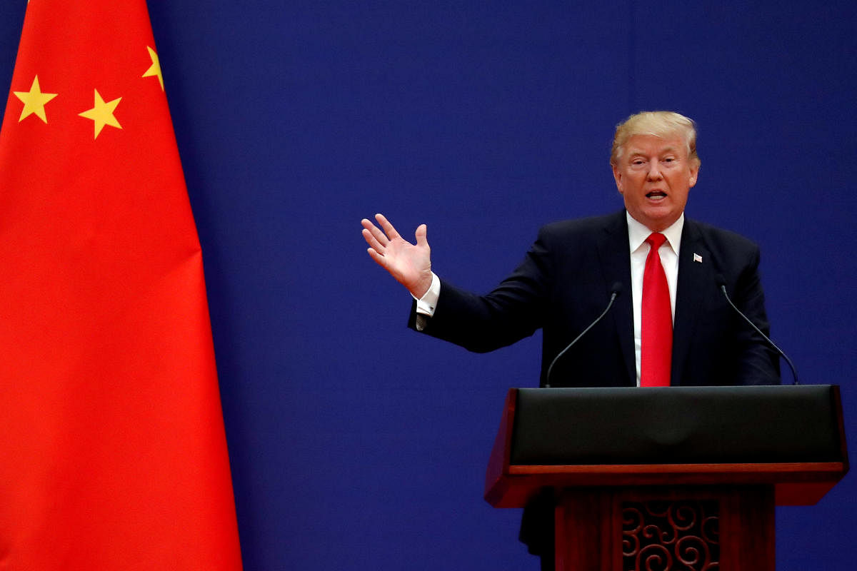 Escalating the trade war with the world's second-largest economy, Donald Trump alleged that China had been unwilling to change its unfair trade practices. Reuters Photo