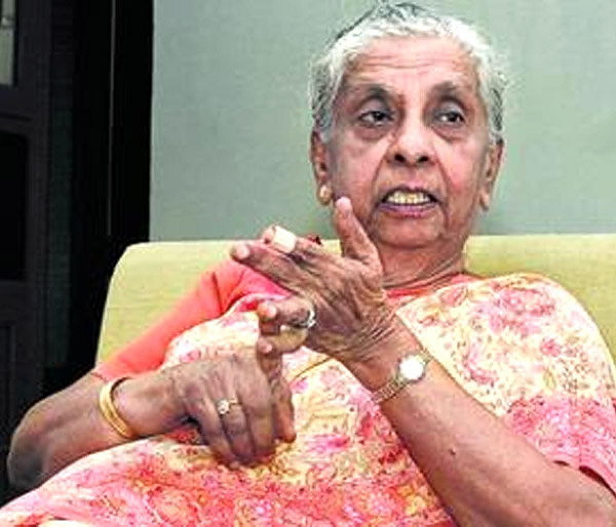India's first woman IAS officer post-Independence, Anna Rajam Malhotra, died at her residence in suburban Andheri here on Monday, her family sources said. DH File Photo 