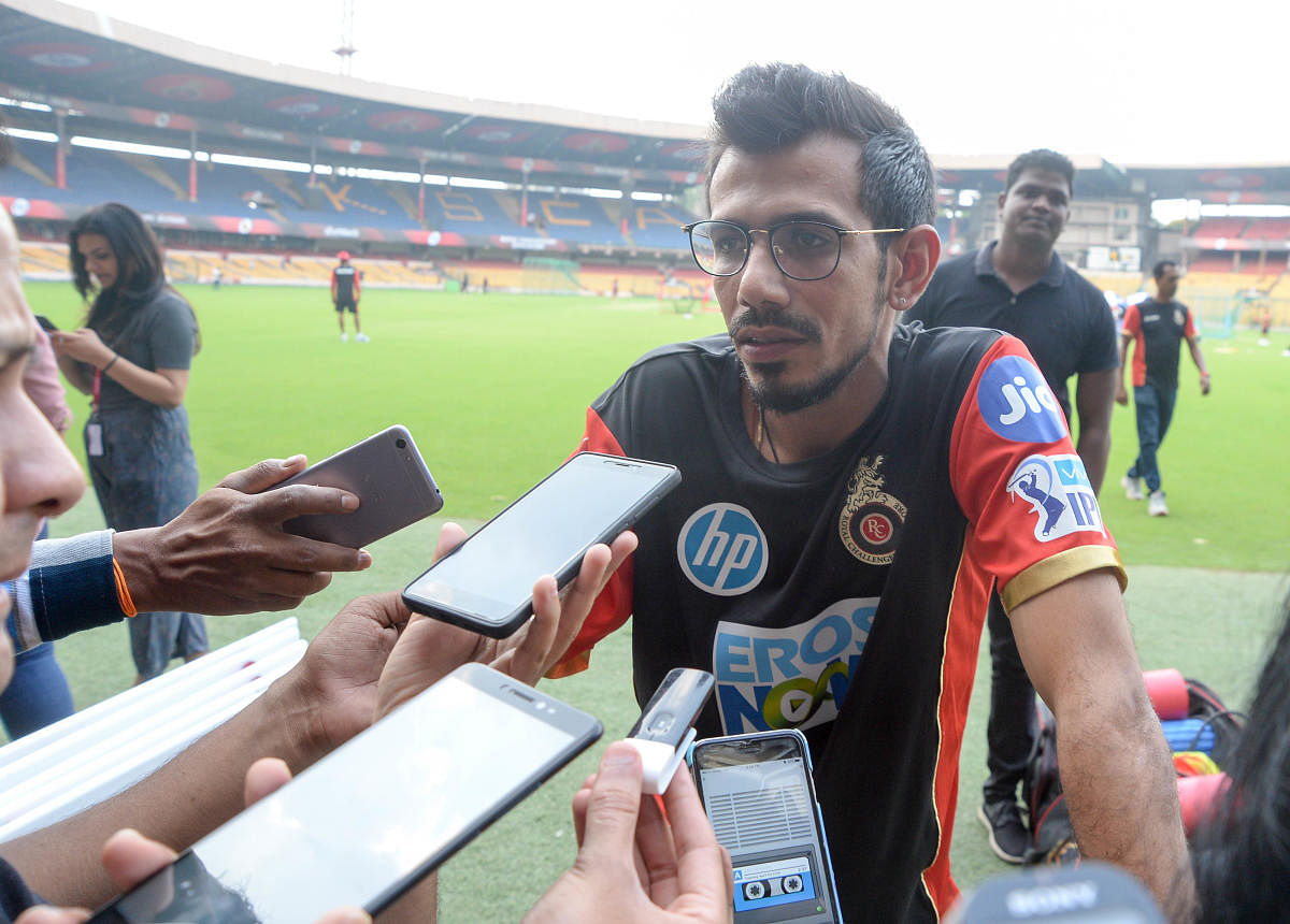 Yuzvendra Chahal sounds confident about RCB's comeback in the ongoing IPL. DH Photo