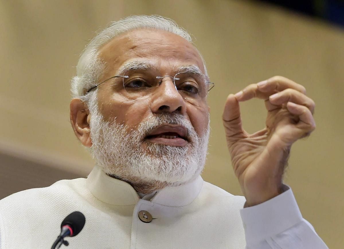 Prime Minister Narendra Modi will interact with Karnataka BJP leaders, including the party's candidates for the May 12 Karnataka Assembly polls. PTI File Photo