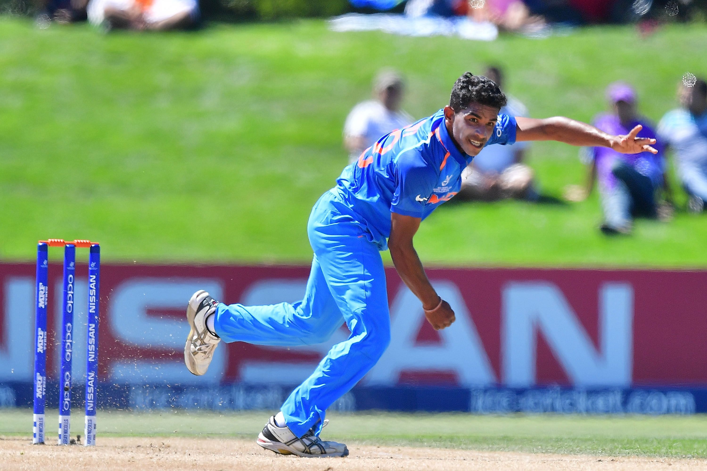 Paceman Shivam Mavi impressed at the Under-19 World Cup with his ability generate high speeds. AFP