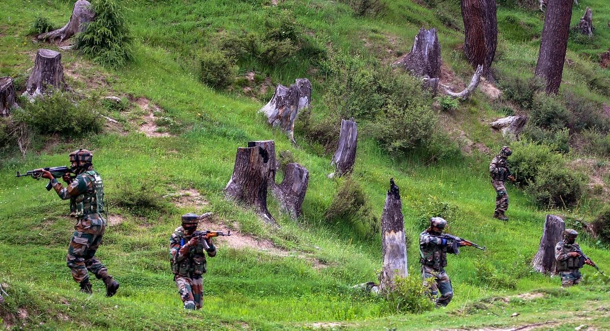 Three army men were injured on Friday when militants attacked an army patrol party in Shopian district of Jammu and Kashmir, police said. PTI file photo