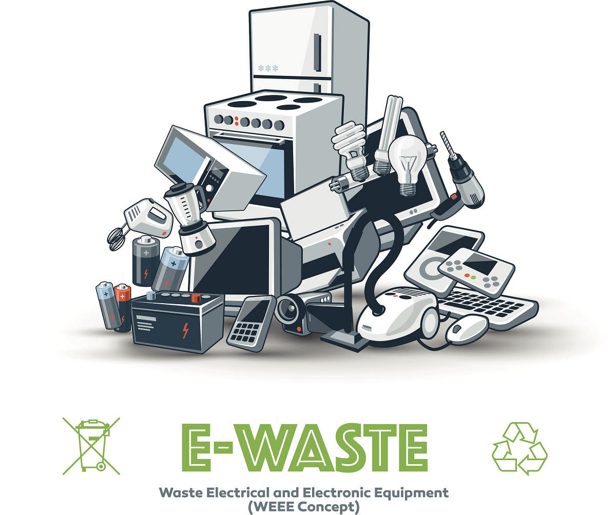 Maharashtra contributes the largest e-waste of 19.8% but recycles only about 47,810 tonnes per annum. (Pic for representation only)