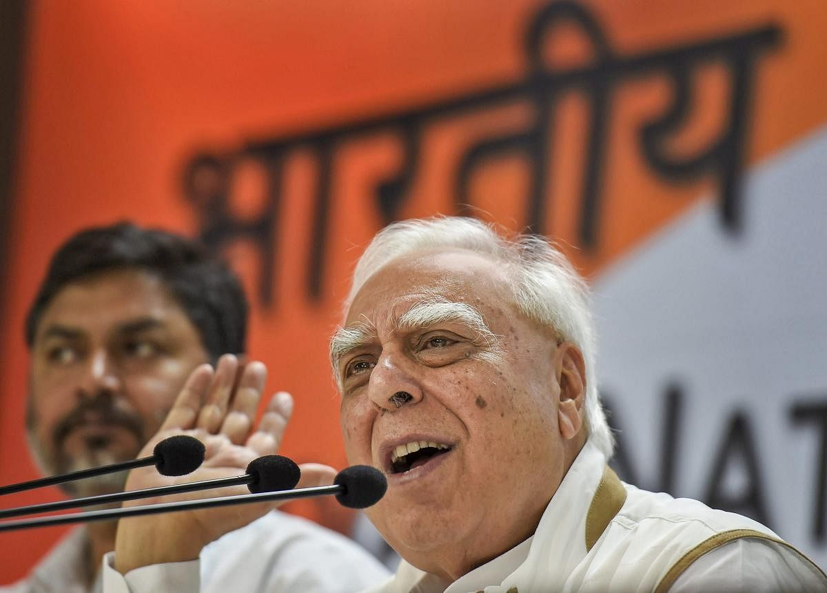 Senior Congress leader Kapil Sibal said on Friday, "I don't think you should credit Modi when he wins state elections because he is popular. It is because the Opposition is not united.” PTI file photo