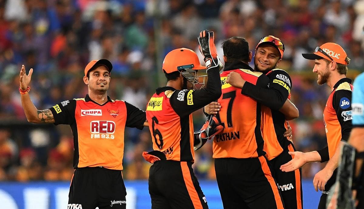 The in-form Sunrisers Hyderabad will be hard to stop for Delhi Daredevils. AFP