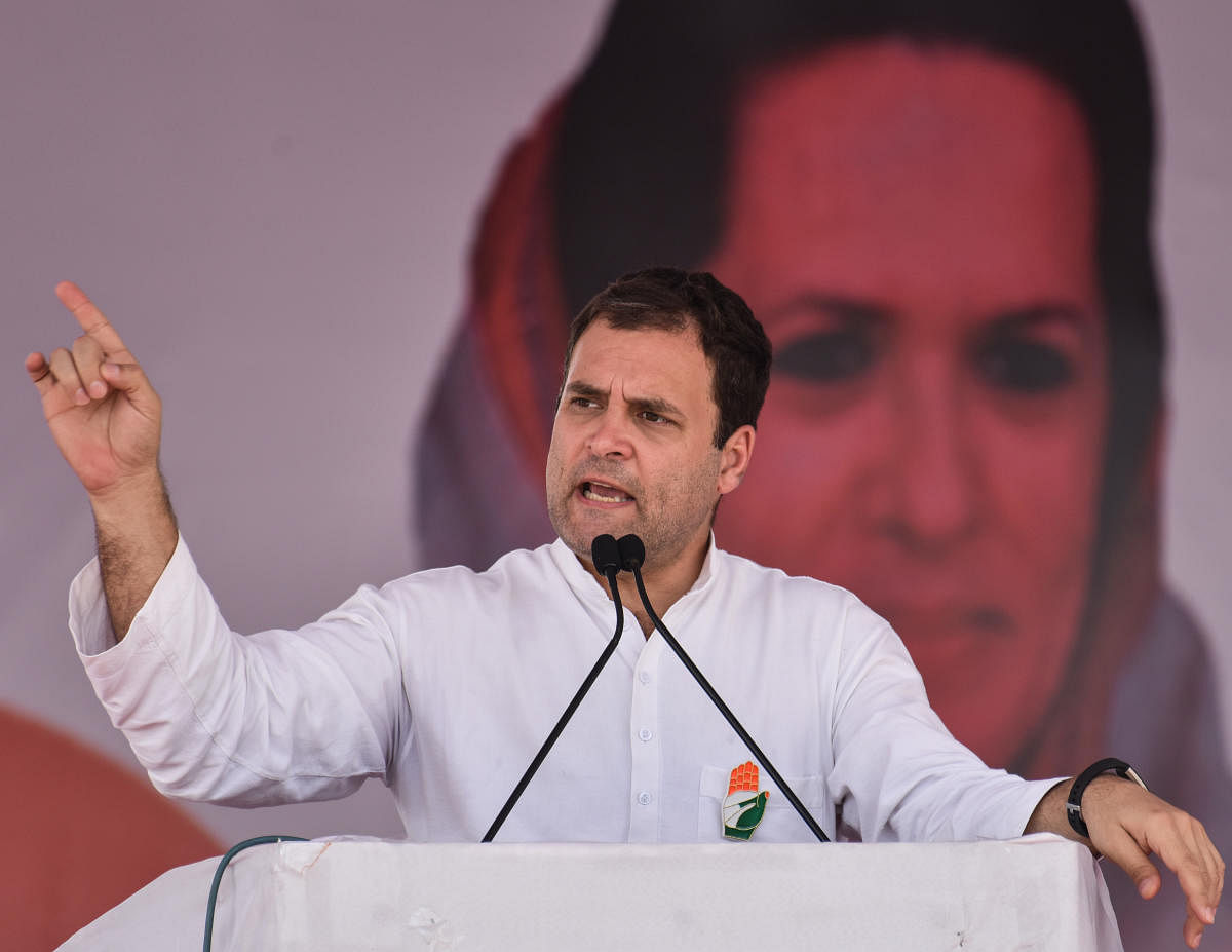 Rahul Gandhi put out a video titled "Karnataka's Most Wanted" on his Twitter account to highlight the issue. (DH Photo)