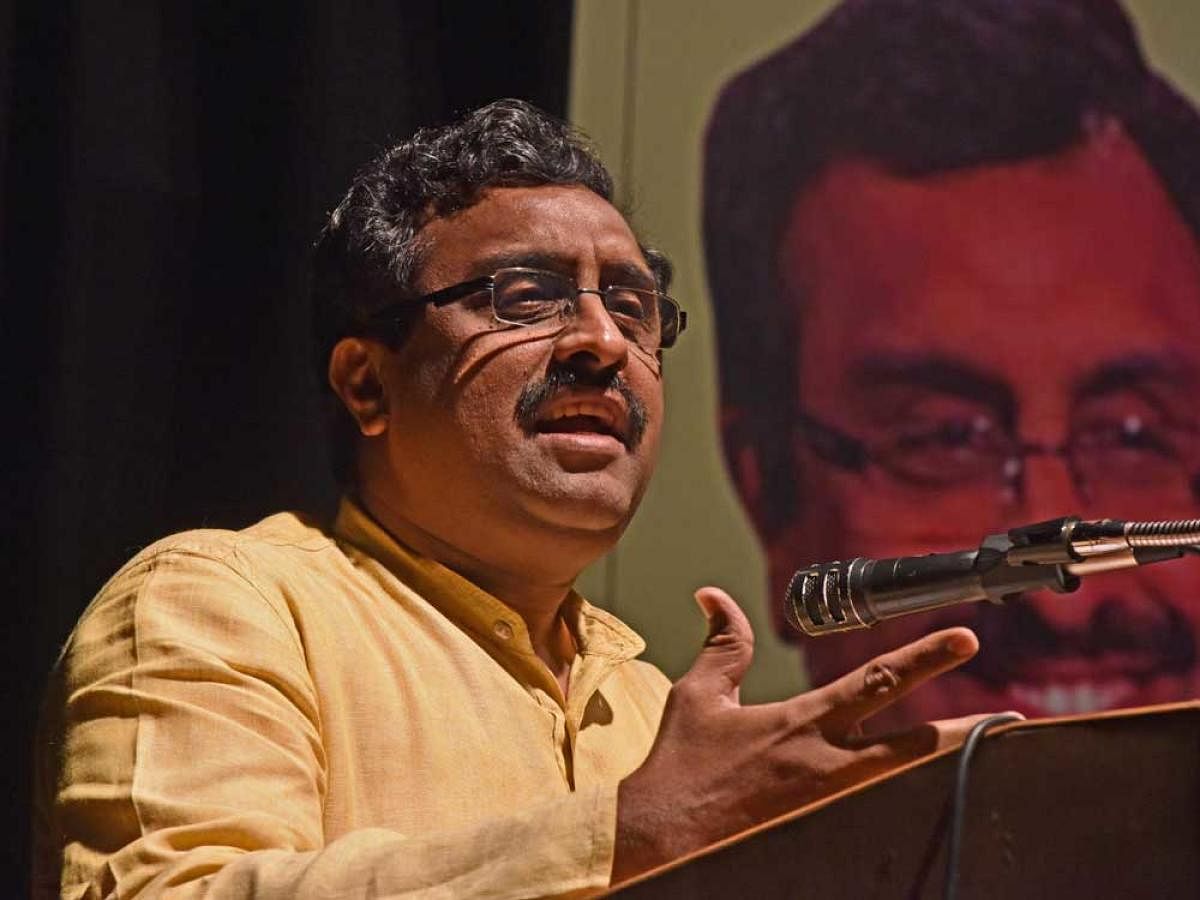 BJP general secretary Ram Madhav told a congregation of Sikhs at one of the oldest Gurdwaras of Maryland in a suburb of Washington DC. (File photo)