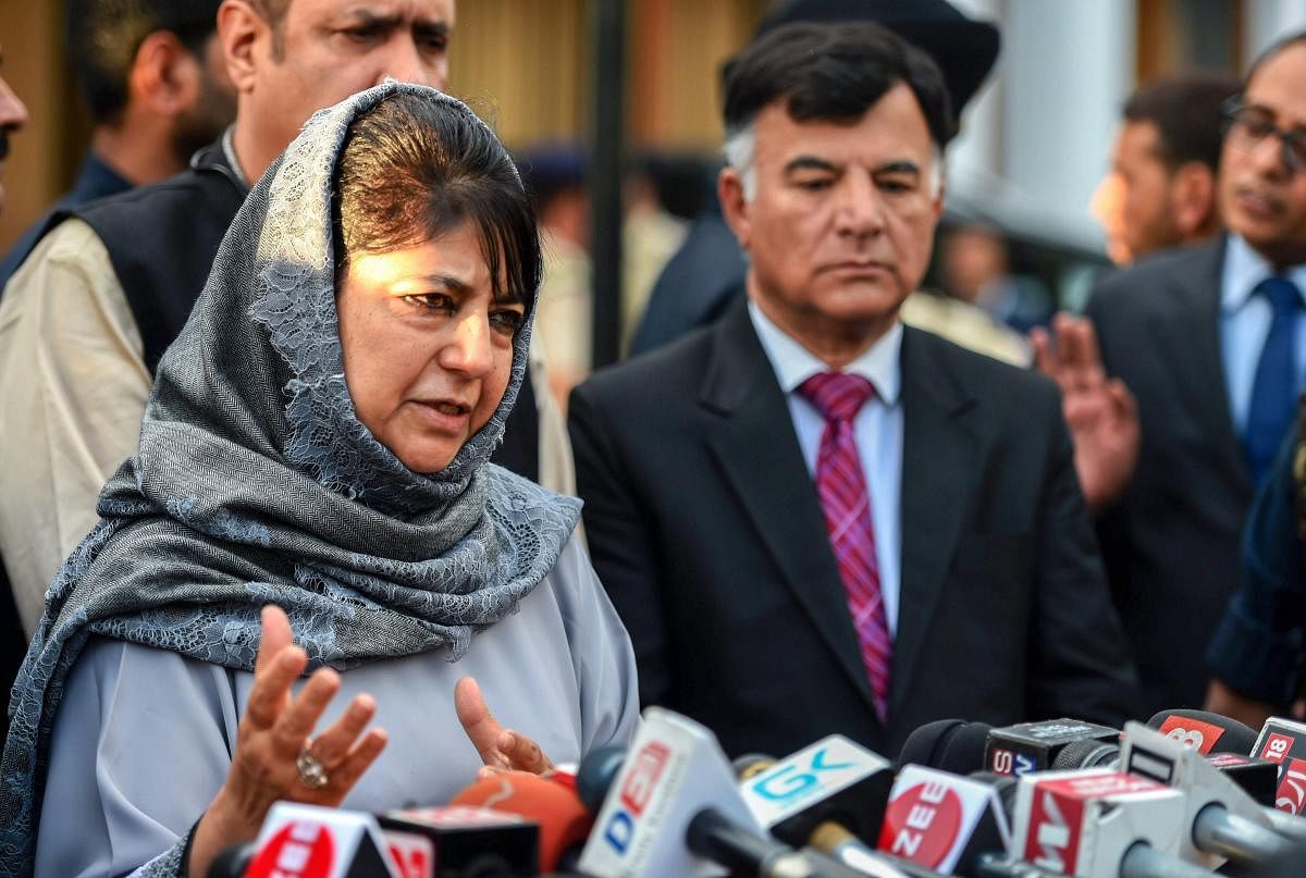 Jammu and Kashmir Chief Minister Mehbooba Mufti. PTI Photo