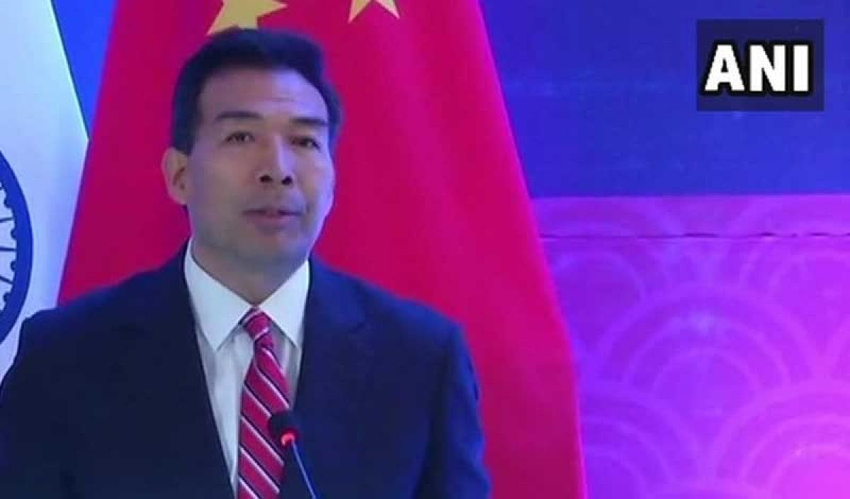 Chinese envoy to India, Luo Zhaohui on Monday emphasised the need to find a "mutually acceptable solution" on the boundary issue. (Image: ANI Twitter)