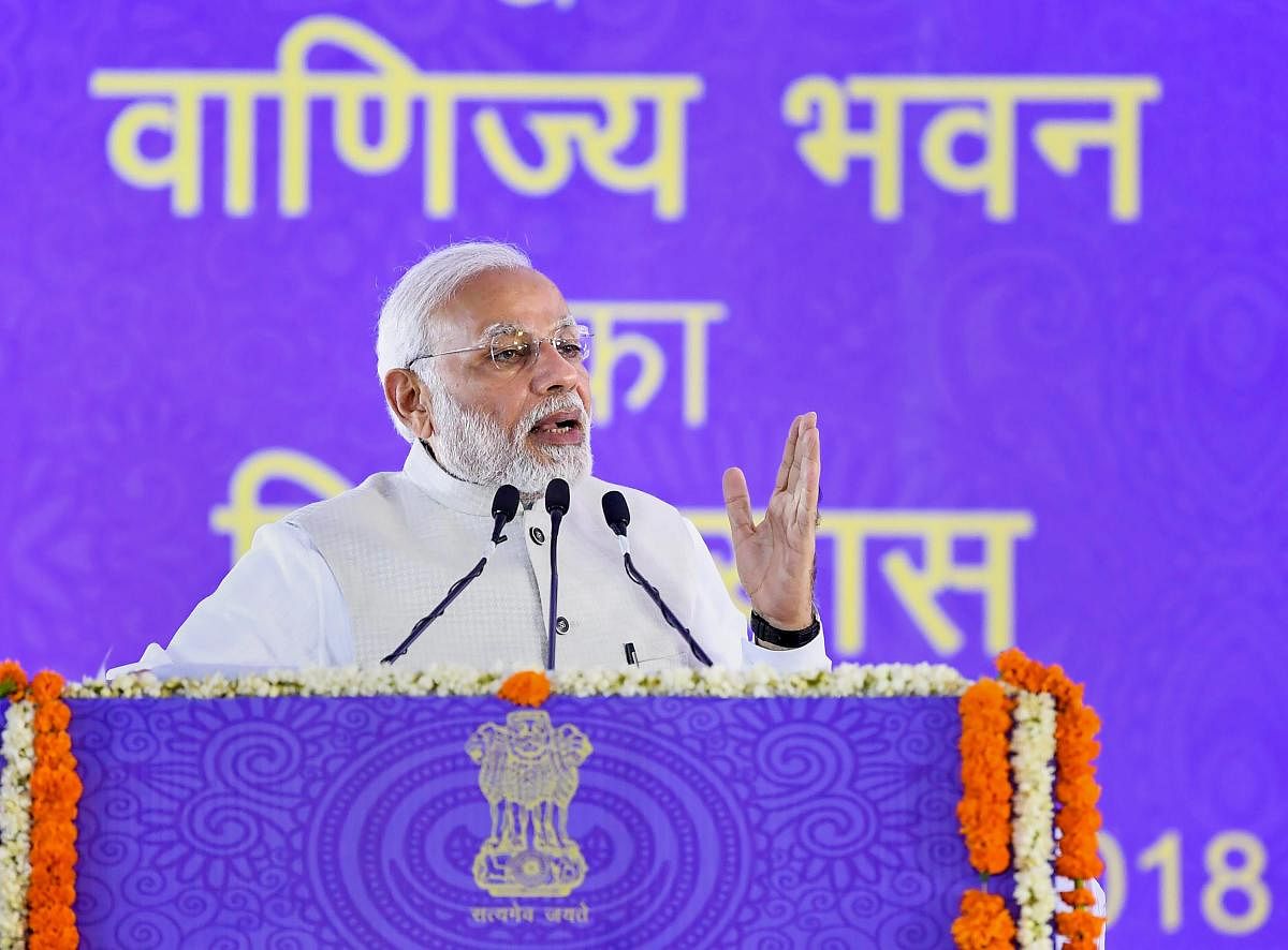 Modi will dedicate the Mohanpura Irrigation Project in Rajgarh district to the people of the state and also inaugurate several other projects. (PTI file photo)
