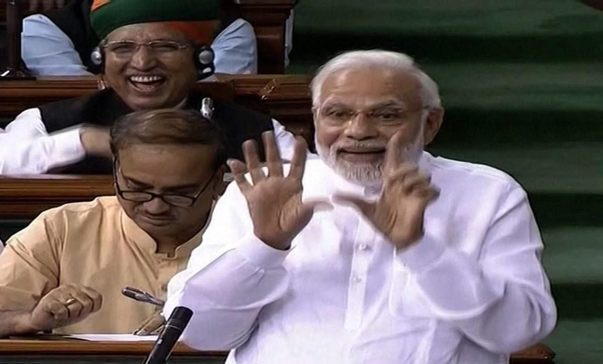 The government got the support of 325 members, while 126 backed the motion with 451 MPs present in the House. (PTI Photo)