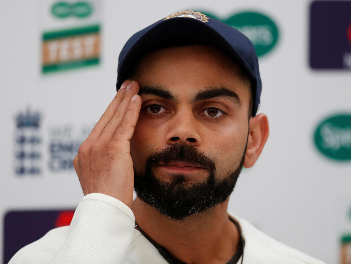 For the first time since he became captain, Virat Kohli has fielded the same XI in two consecutive Tests. REUTERS
