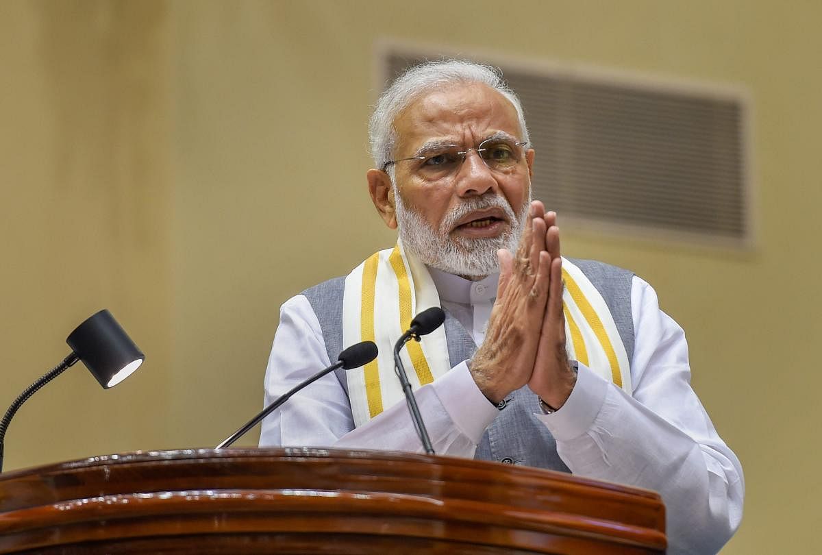 Prime Minister Narendra Modi said Sunday calling for discipline these days is branded "autocratic", as he praised Vice President and Rajya Sabha Chairman M Venkaiah Naidu for being a "disciplinarian". PTI photo