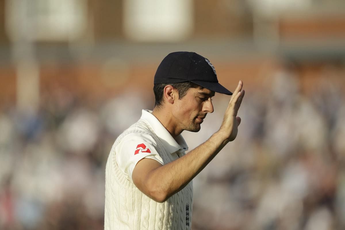 England's Alastair Cook. AP/PTI photo