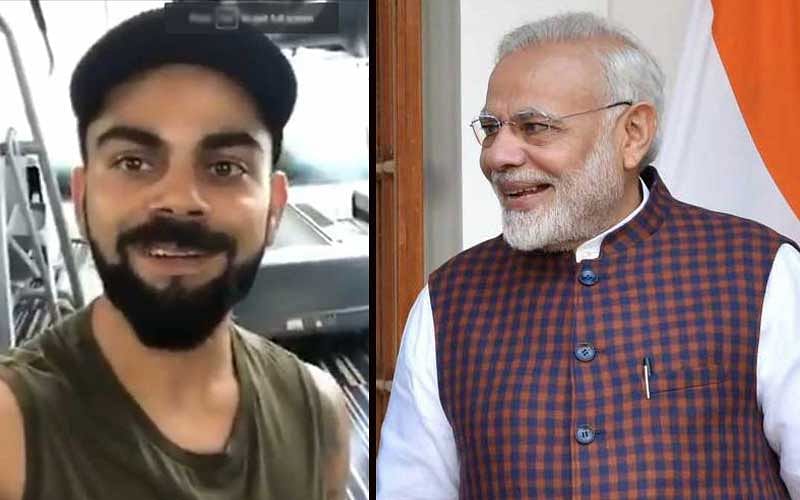 Modi accepts the fitness challenge of Kohli. He said he would upload his video.