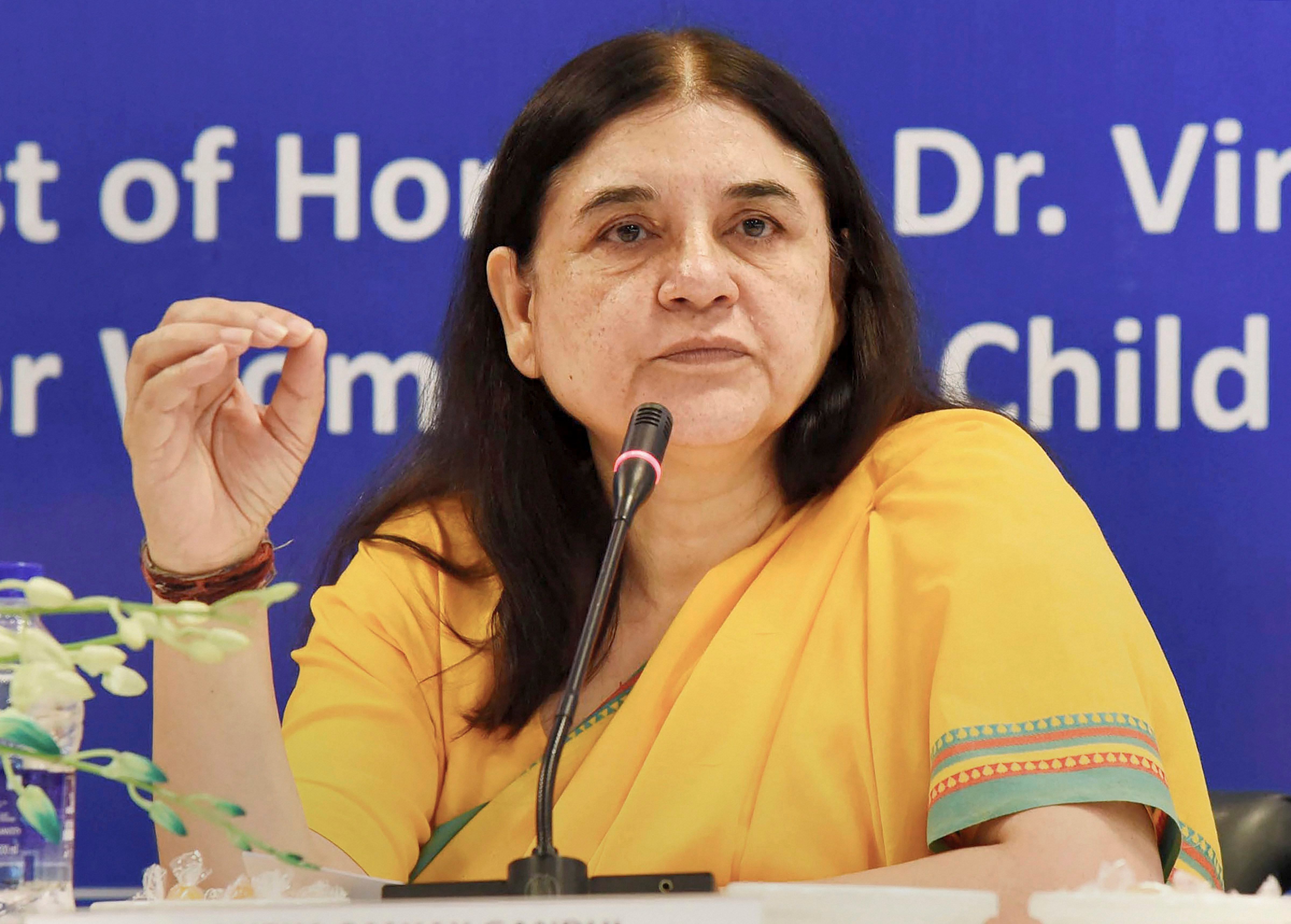 Minister of Women and Child Development Maneka Gandhi introduced the bill in the Lok Sabha. PTI file photo