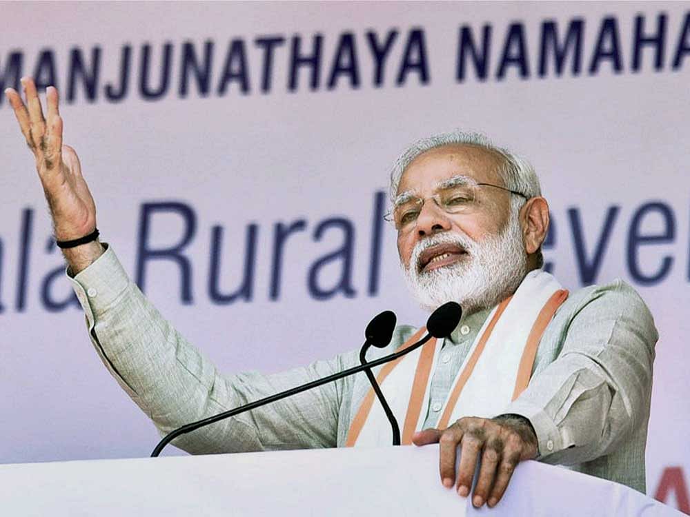 "The social security schemes of the Government of India will help people cope with the uncertainties of life," Modi said. (PTI file photo)