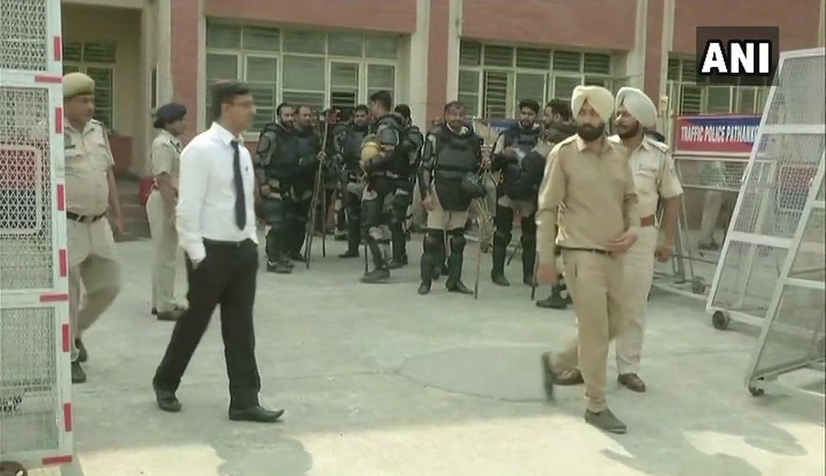 The Punjab authorities have made elaborate security arrangements to ensure smooth trial in the case. (ANI Photo)