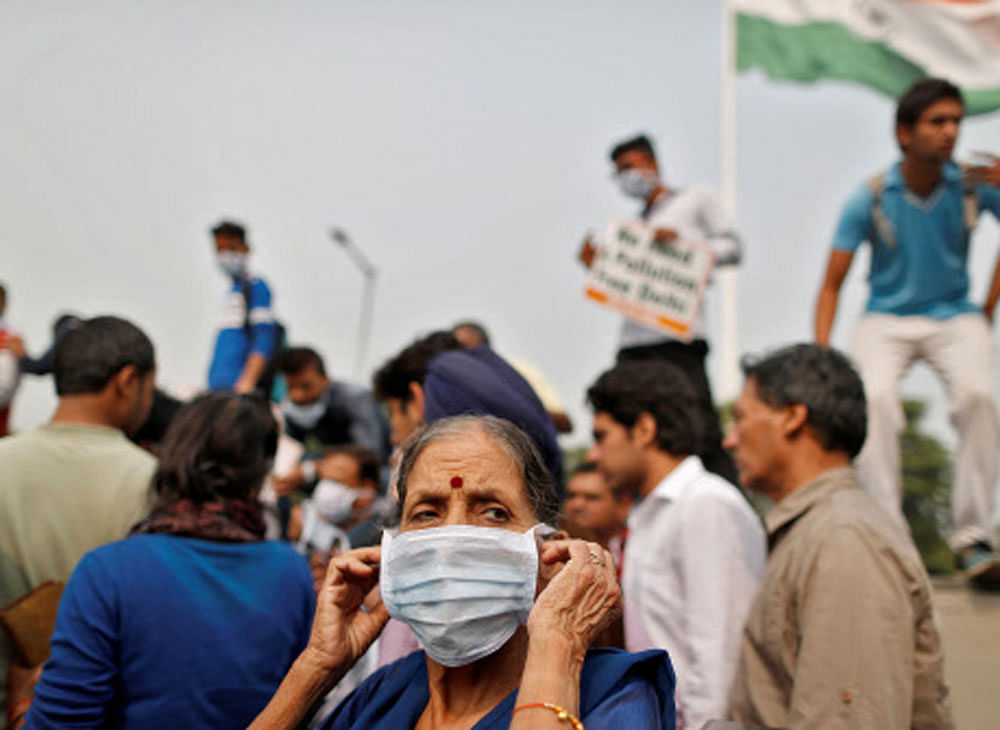 The WHO data also said that nine out of 10 people in the world breathe air containing high levels of pollutants. (Reuters file photo)