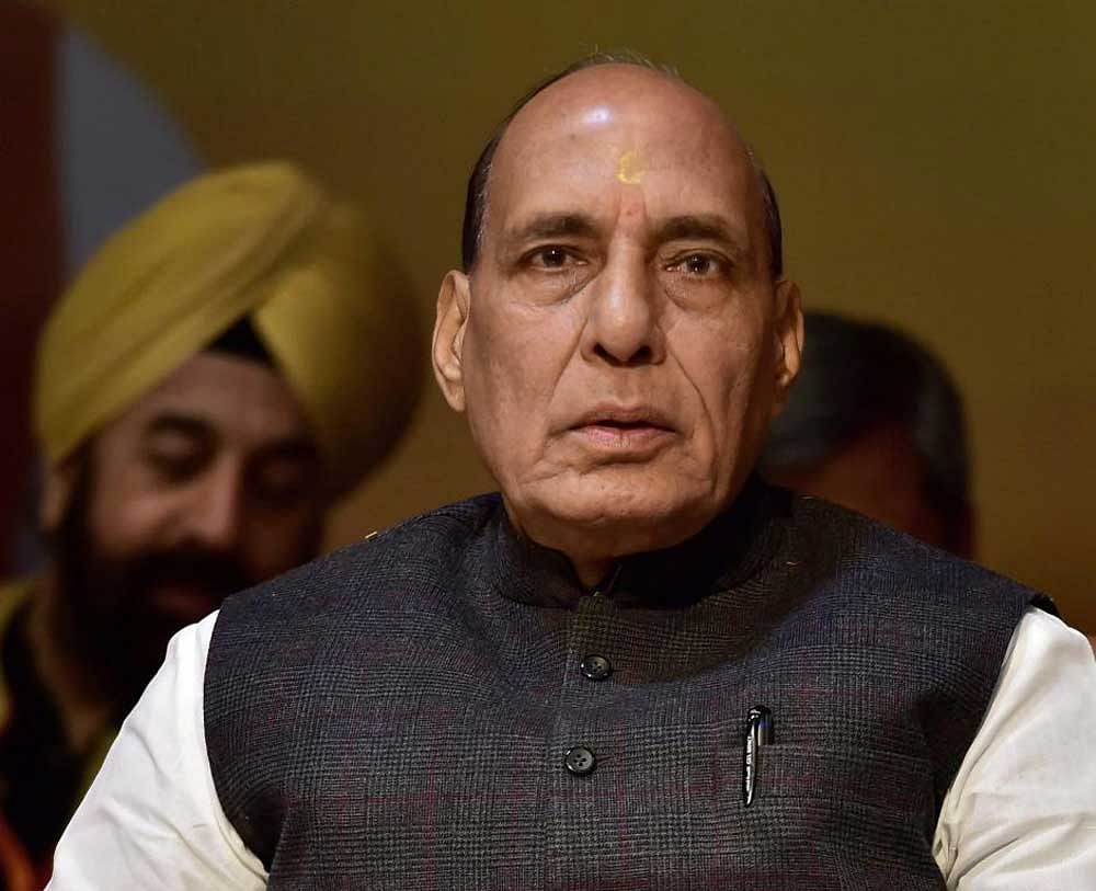 Visiting Home Minister Rajanth Singh, who is in Dhaka on a three-day visit inaugurated the centre along with his Bangladeshi counterpart Asaduzzaman Khan. (PTI File Photo)