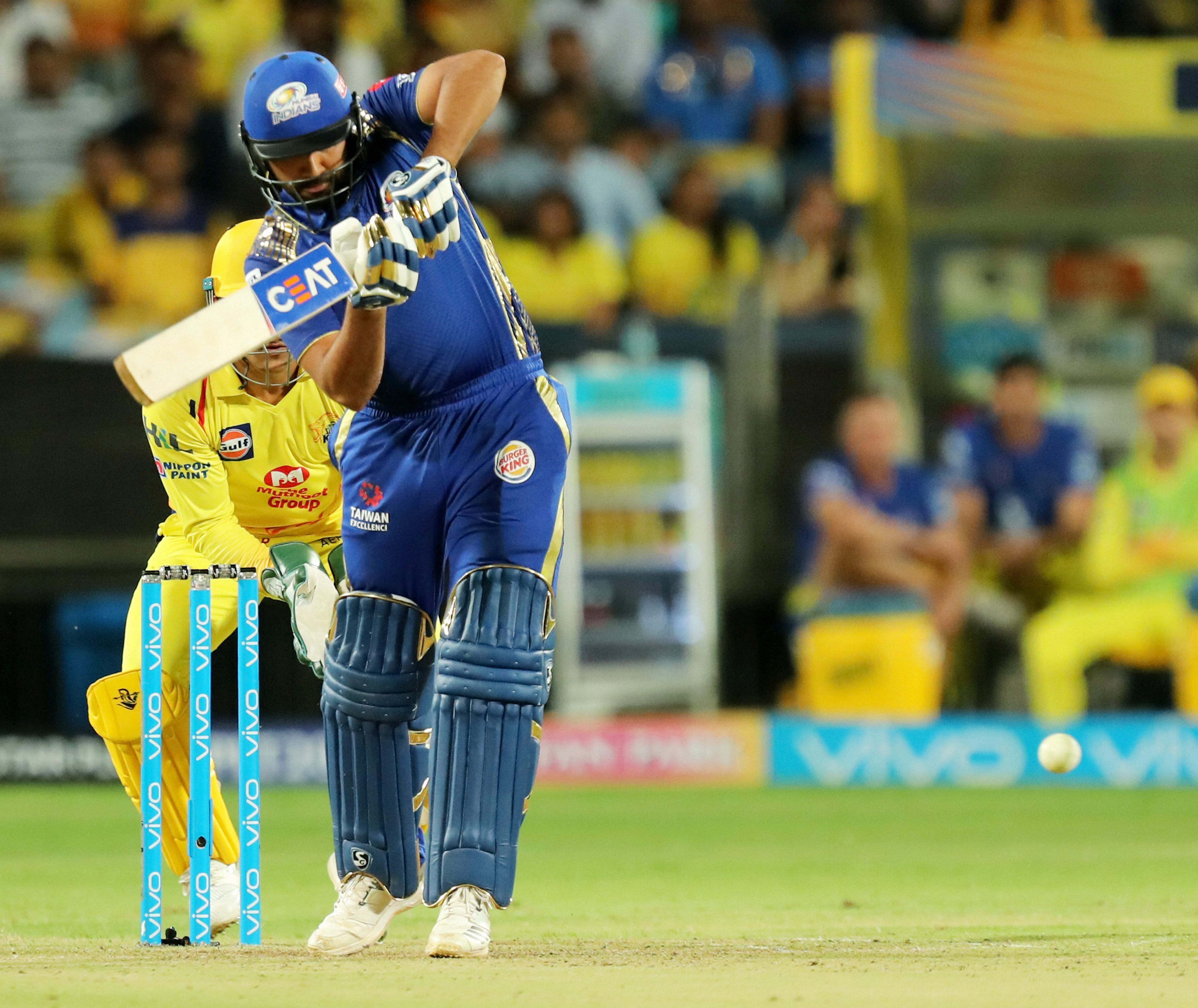 Skipper Rohit Sharma hit an unbeaten 56 to power Mumbai Indians to a much-needed win over Chennai Super Kings on Saturday. PTI