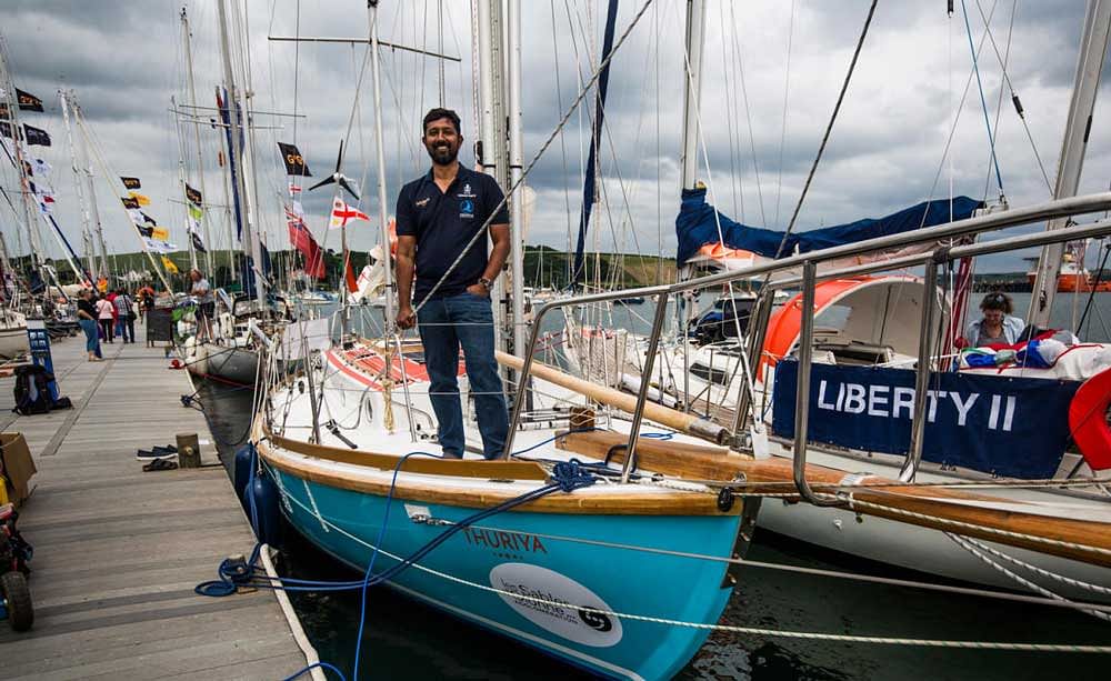Indian Navy‘s Cdr Abhilash Tomy readies for second circumnavigation of the globe.