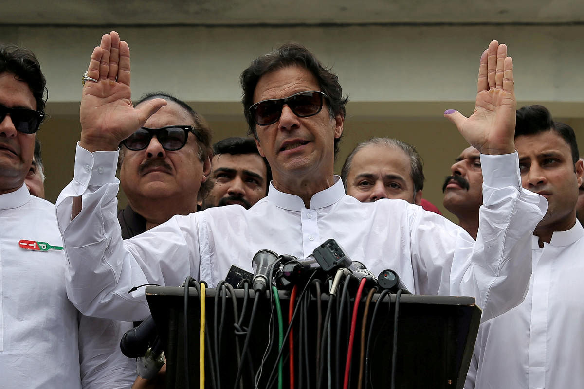 India's decision to cancel rare talks with Islamabad was disappointing and "arrogant", Imran Khan said Saturday, one day after New Delhi accused Pakistan's prime minister of harbouring an "evil agenda". Reuters file photo
