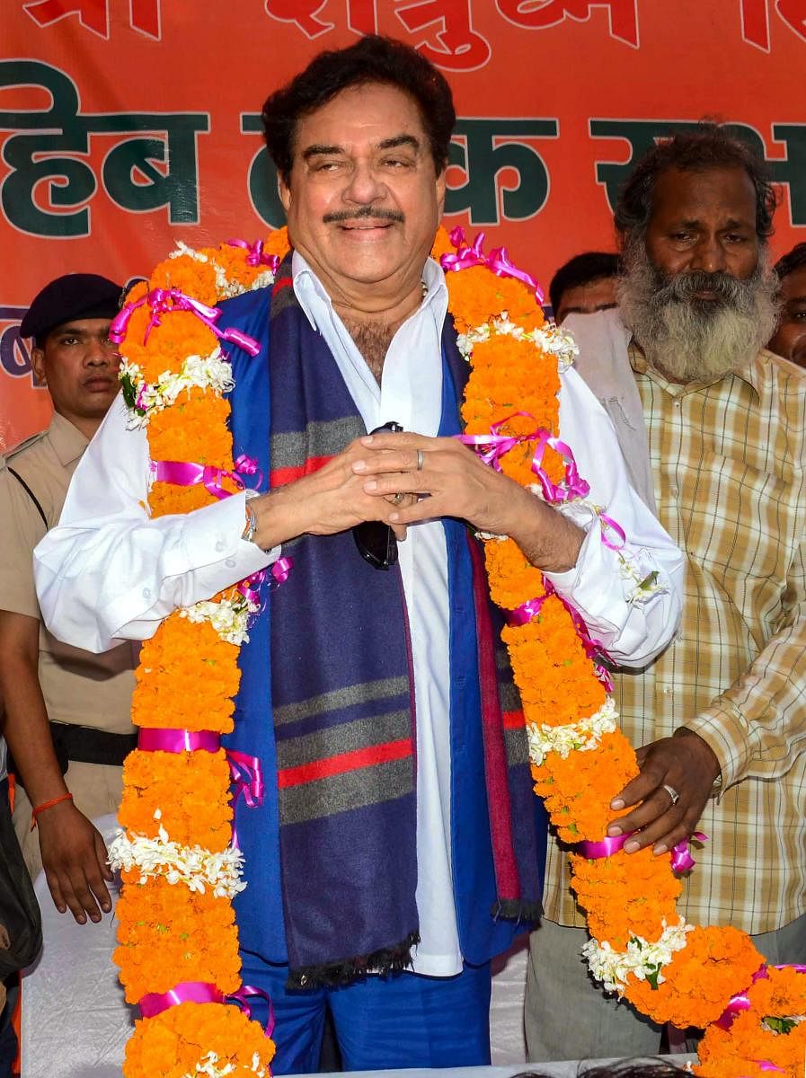 BJP MP Shatrughan Sinha on Monday drew flak from a fellow party parliamentarian who accused him of siding with opposition leaders like Rahul Gandhi and Lalu Prasad by questioning Narendra Modi government on the Rafale deal. PTI photo