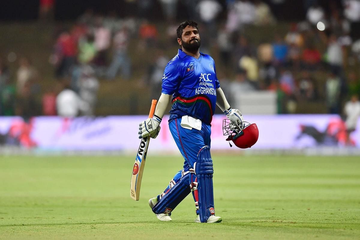 Afghanistan's wicketkeeper-batsman Mohammad Shahzad. AFP File Photo