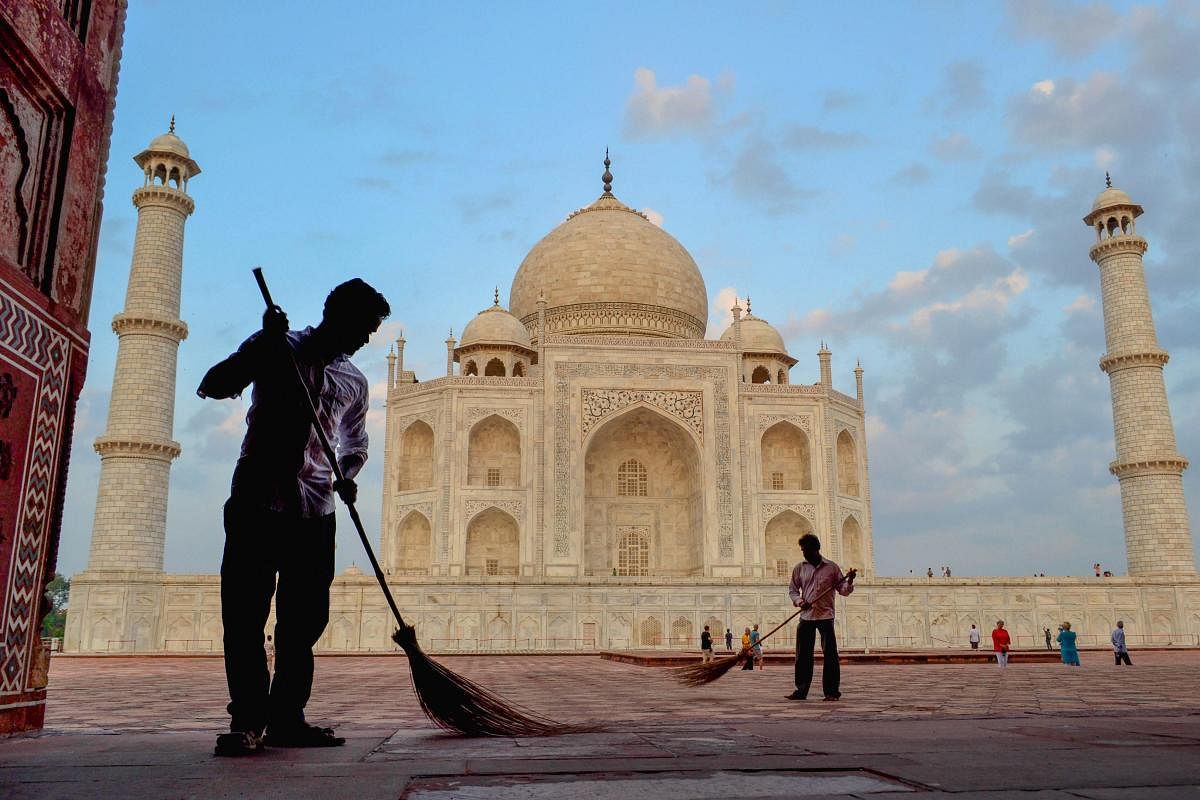 The Supreme Court on Tuesday extended till November 15 the time for Uttar Pradesh government to come out with a vision document on protecting the Taj Mahal, and asked it to consider declaring a portion of the area surrounding the monument as 'heritage'.